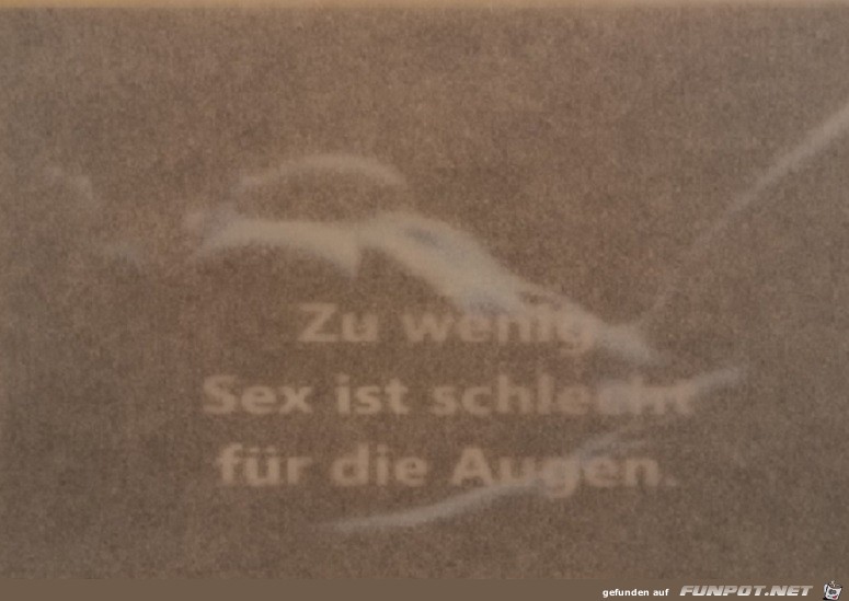 Zu wenig Sex...