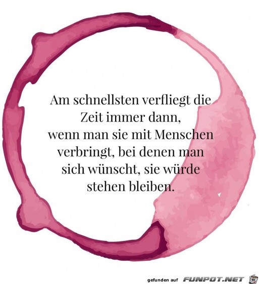 Die Zeit verfliegt