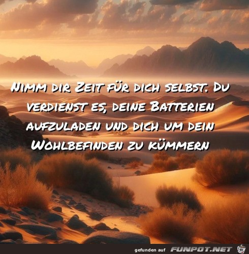 Zeit fr dich selbst