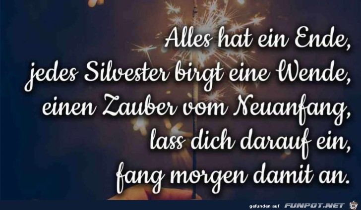 Jedes Silvester