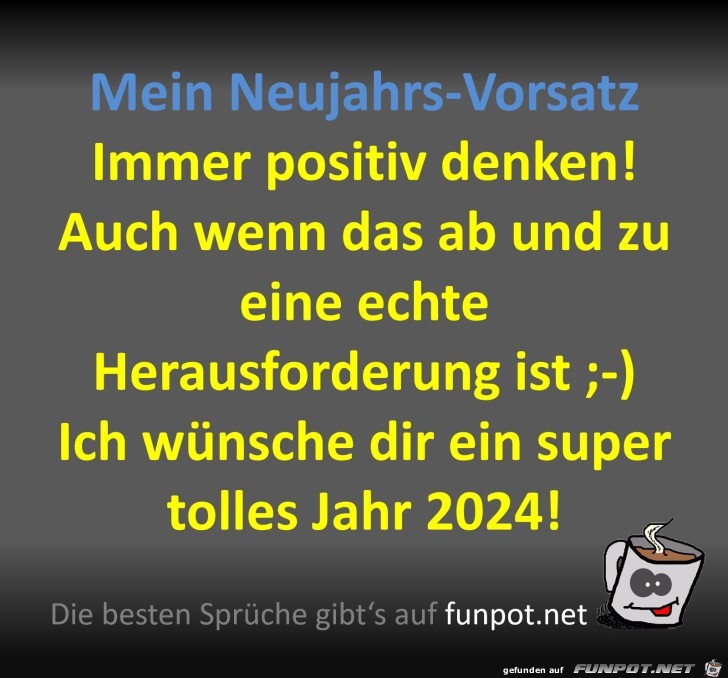 Neujahrsvorsatz