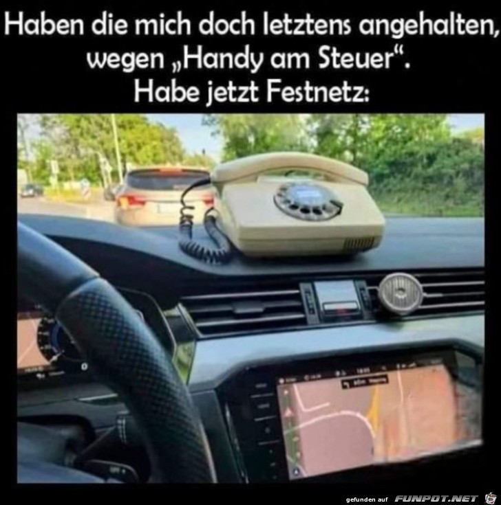 Habe jetzt Festnetz im Auto