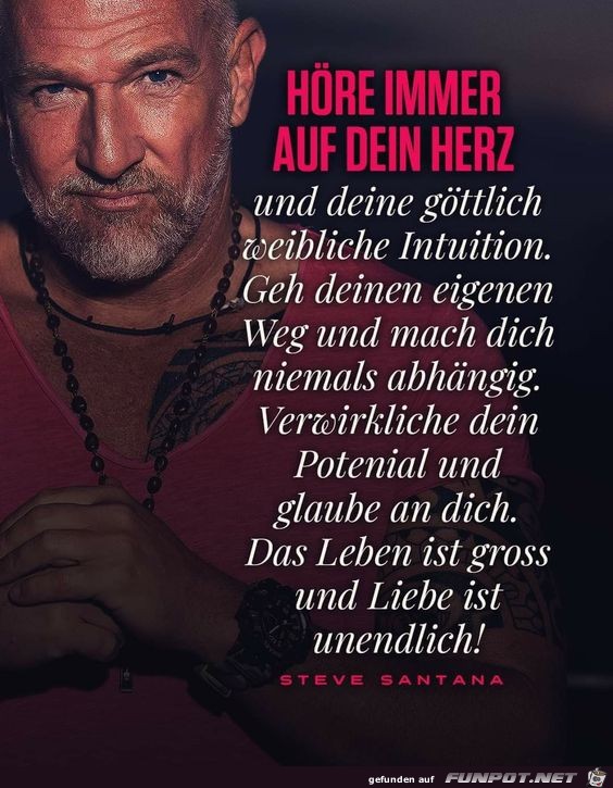 Hre immer auf dein Herz