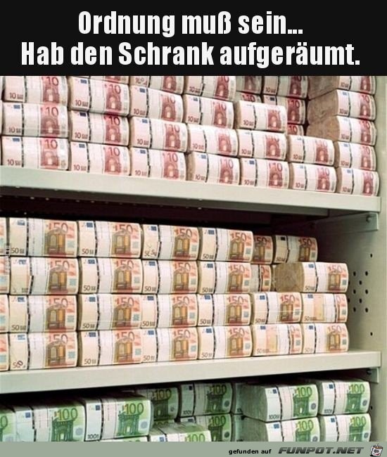 Ordnung muß sein Ordnung muß sein