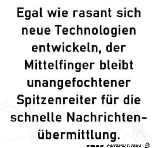 Der Mittelfinger