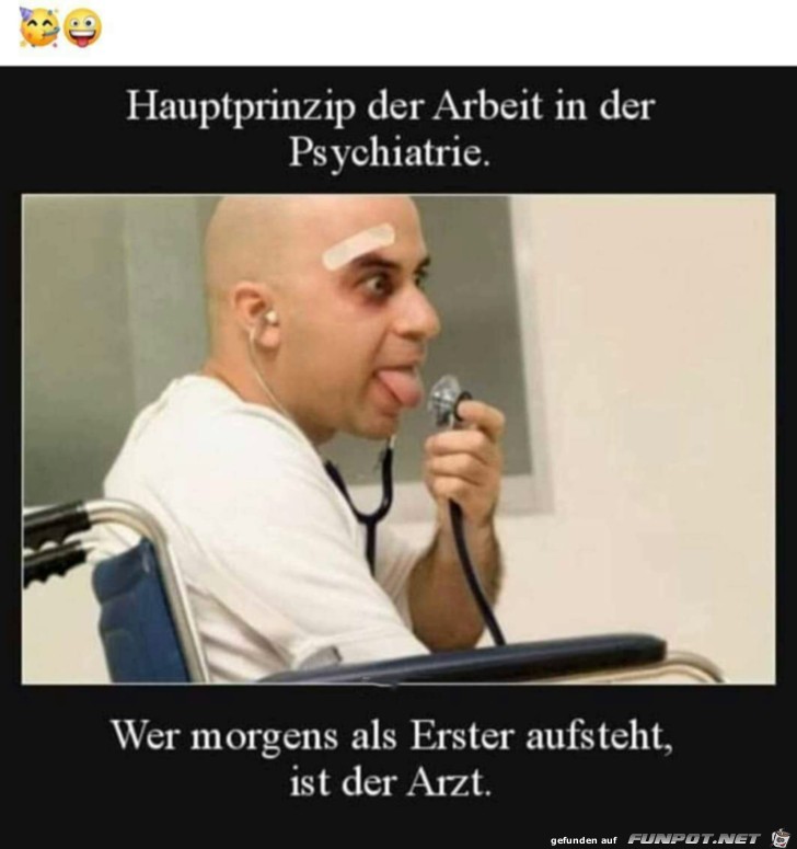 Wer als Erster aufsteht