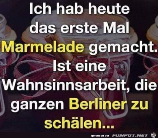 Marmelade gemacht