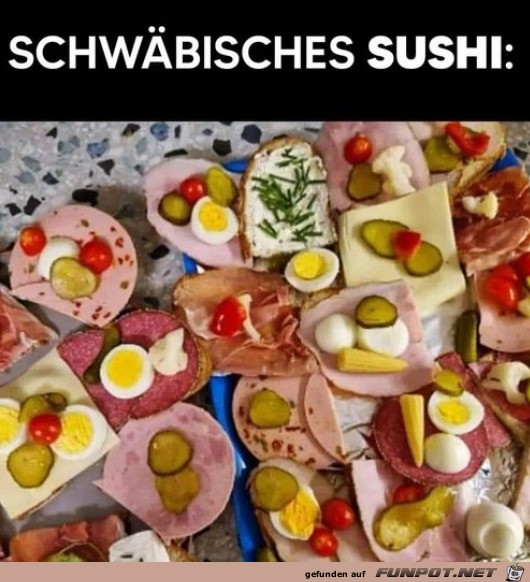 Schwbisches Sushi