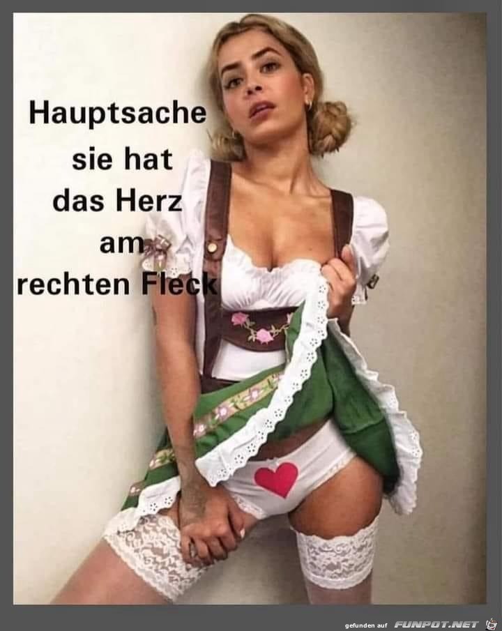 Das Herz am rechten Fleck