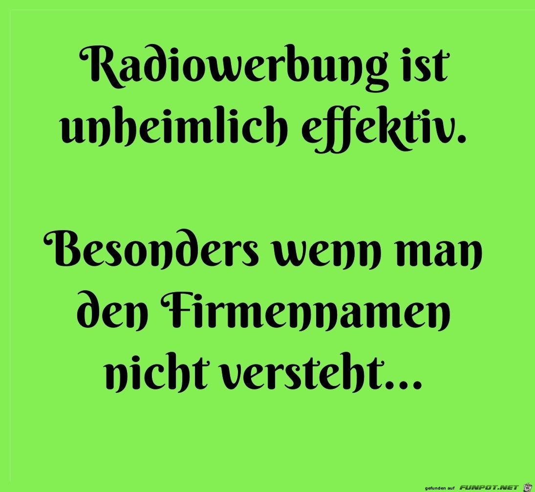 radiowerbung