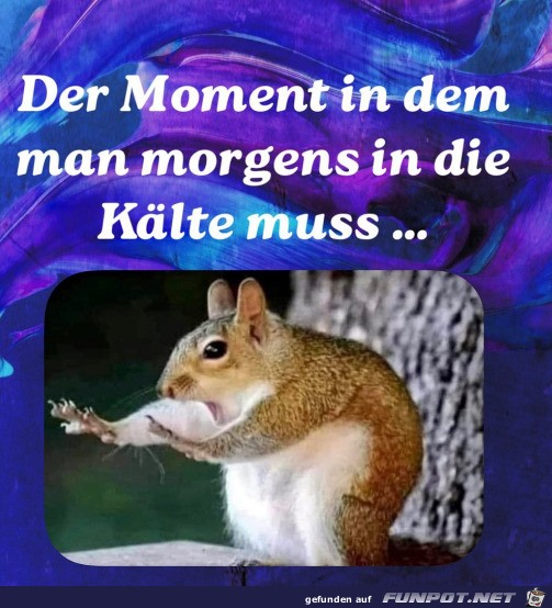 Es ist kalt