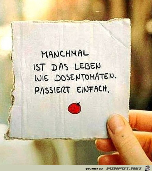 Das Leben passiert