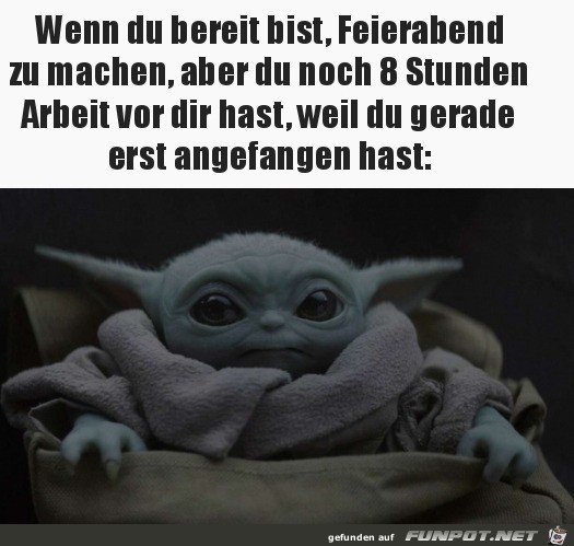 Bereit fr den Feierabend