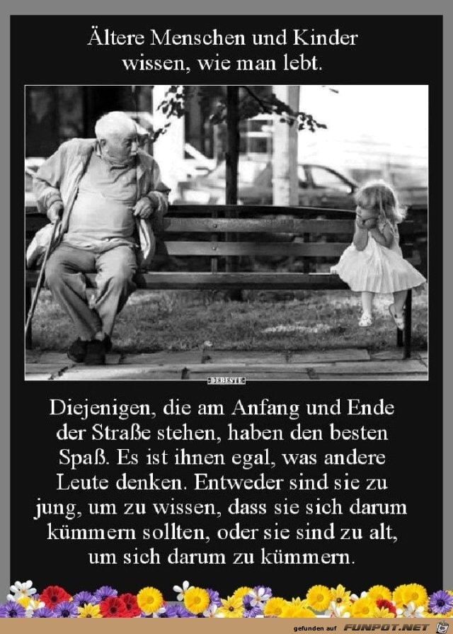 ltere Menschen und Kinder