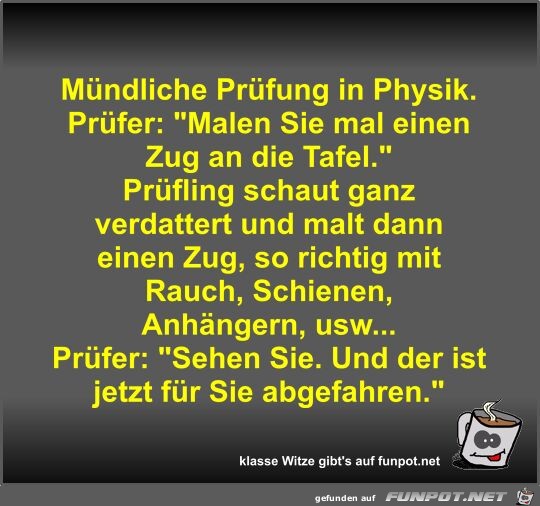 Mndliche Prfung in Physik