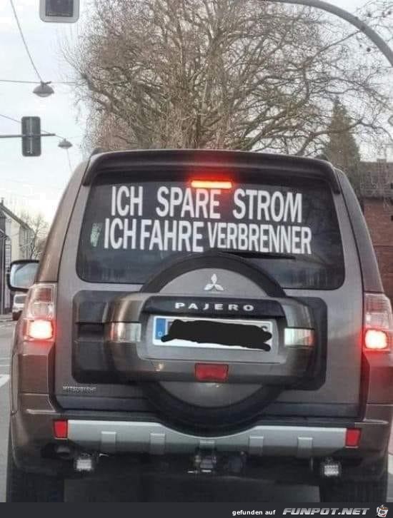 Ich spare Strom