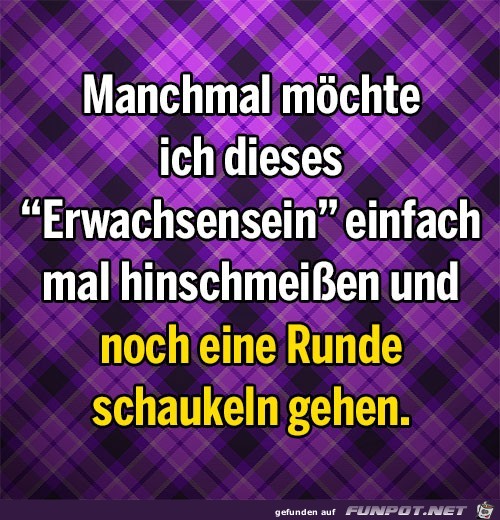 Manchmal