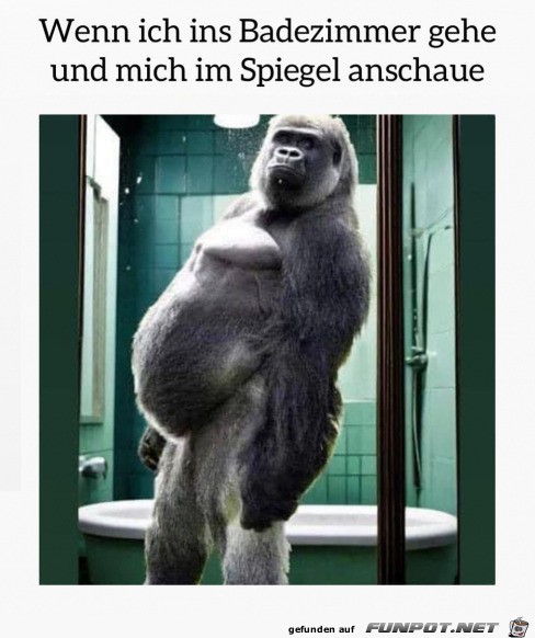 Ich im Spiegel