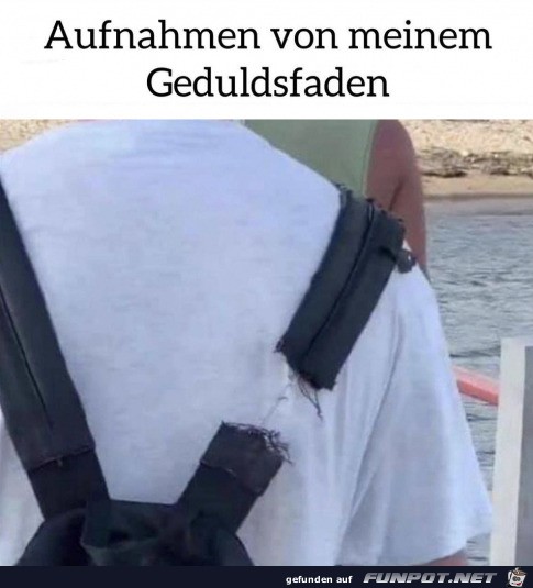 Mein Geduldsfaden