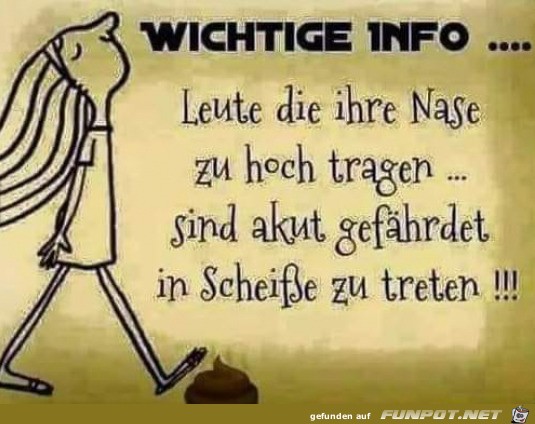 Wichtige Info