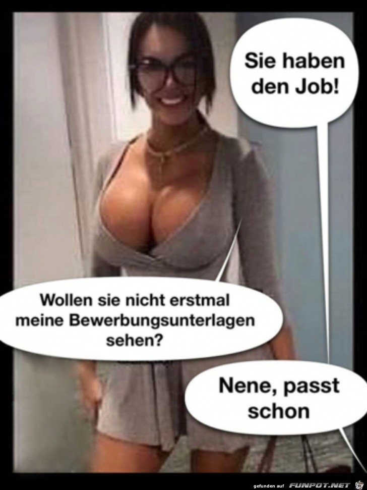 Sie haben den Job