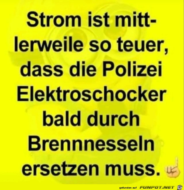 Teurer Strom