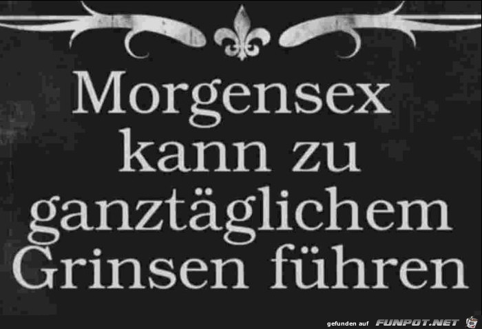 Morgensex