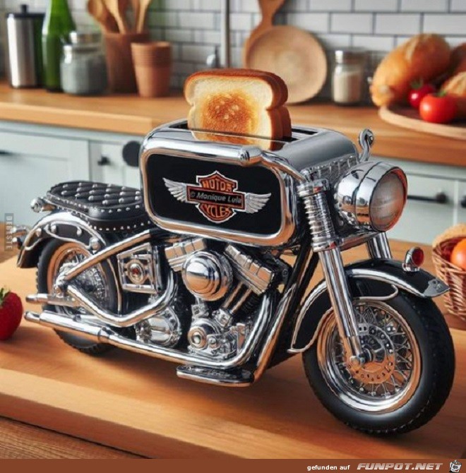 Motorrad Toaster