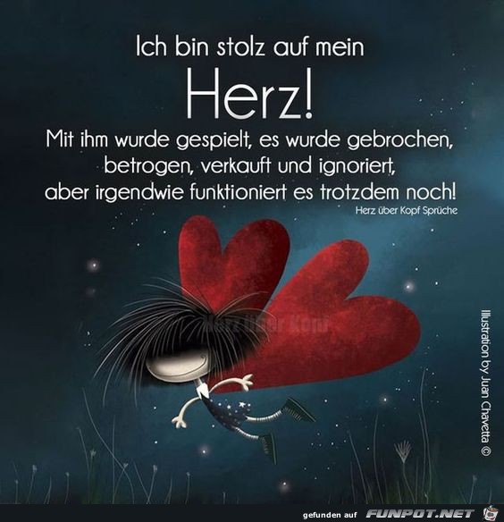 Ich bin stolz auf mein Herz