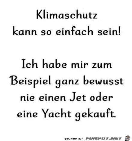 Klimaschutz