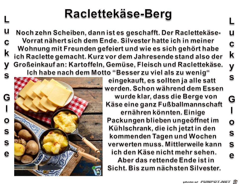 Raclettekse-Berg