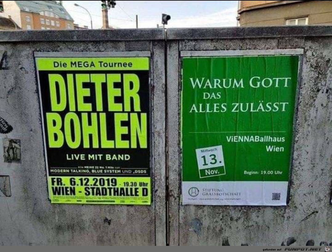 Lustige Plakate