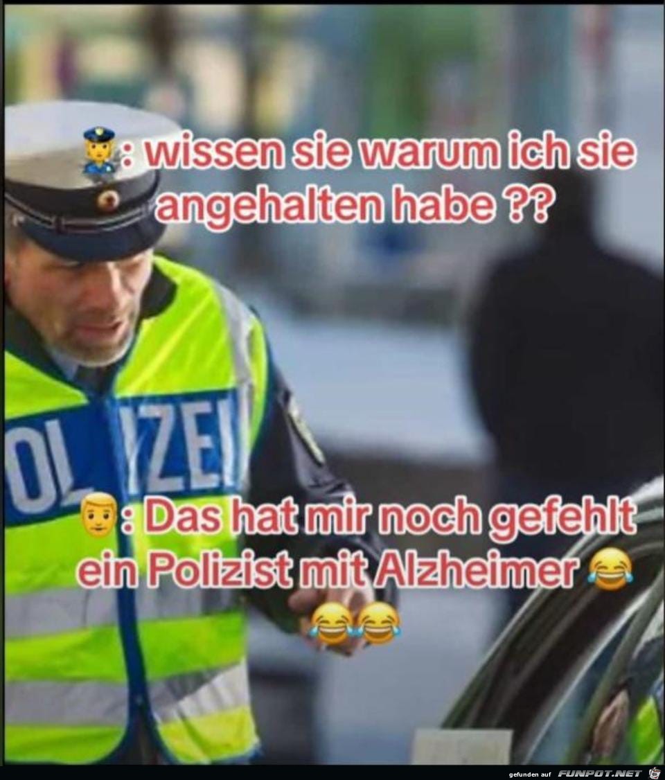 Polizei und Alzheimer