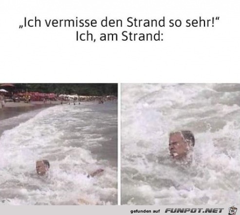 Ich am Strand