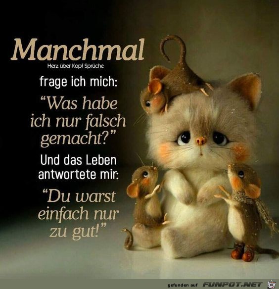 Manchmal frage ich mich