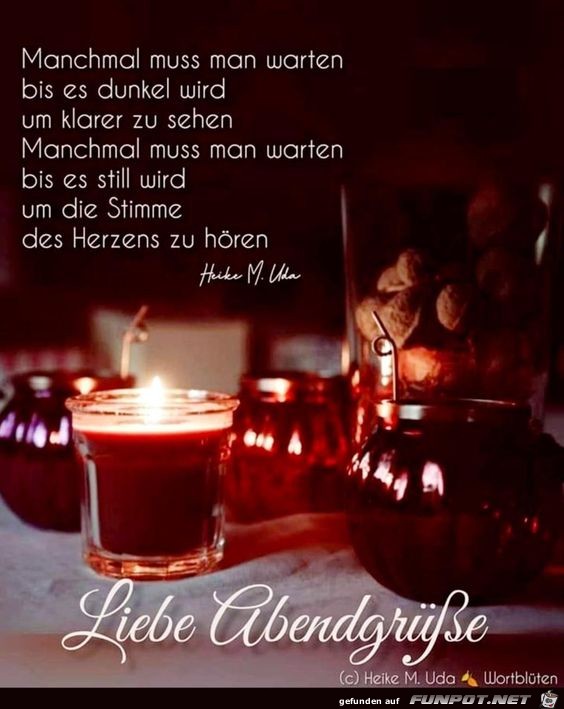 Manchmal mu man warten