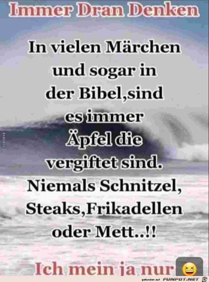 Immer dran denken