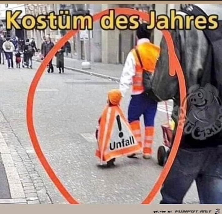 Lustiges Kostüm