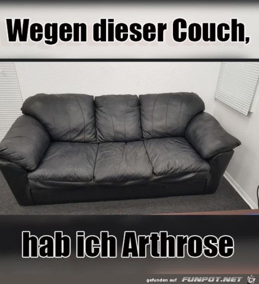 Die Couch ist schuld