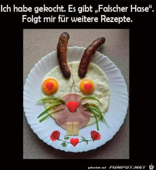 Ich habe gekocht