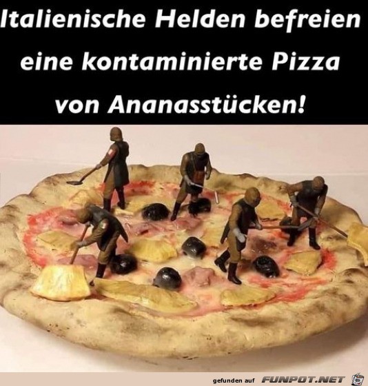 Weg mit der Ananas