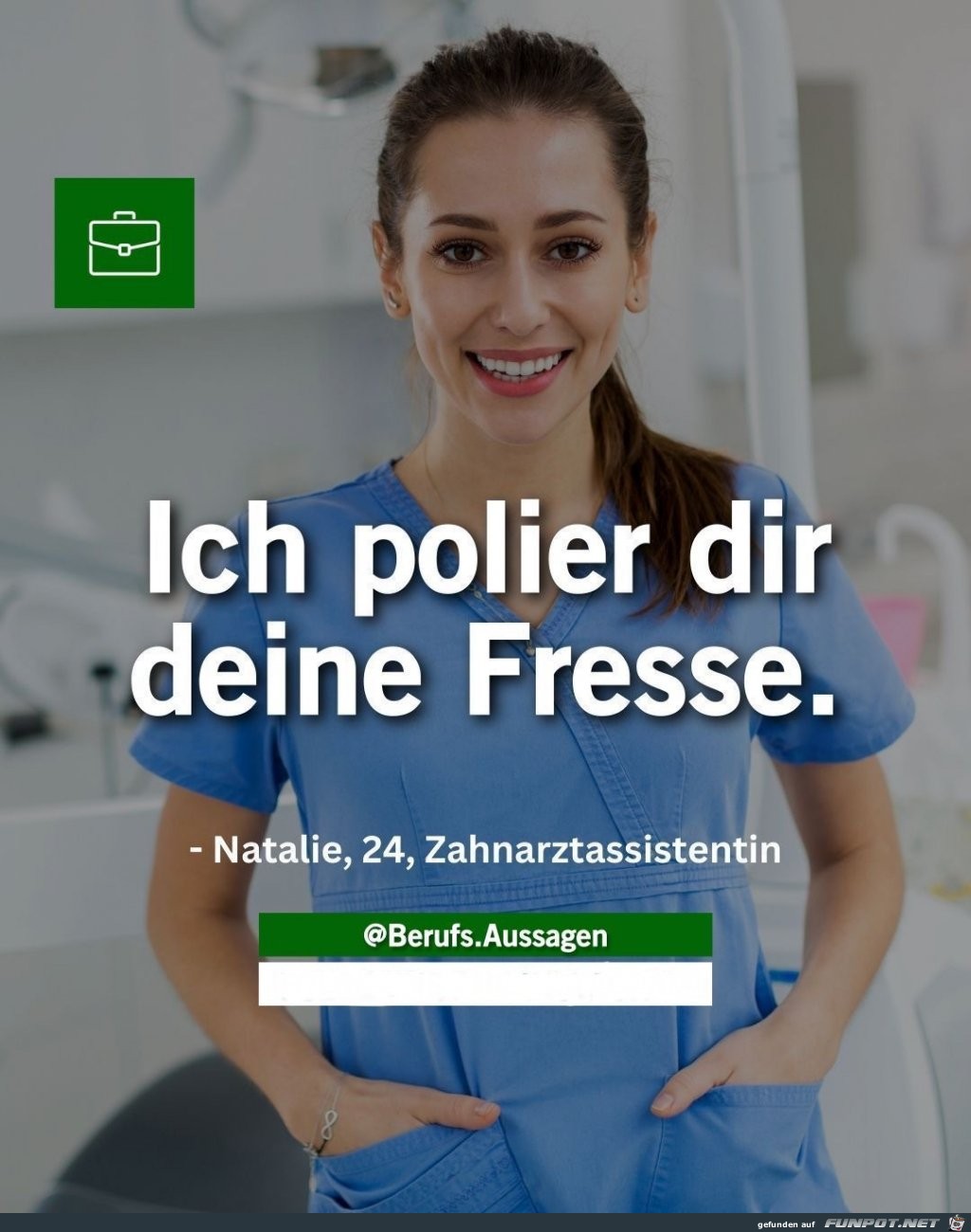 Freundlicher Slogan