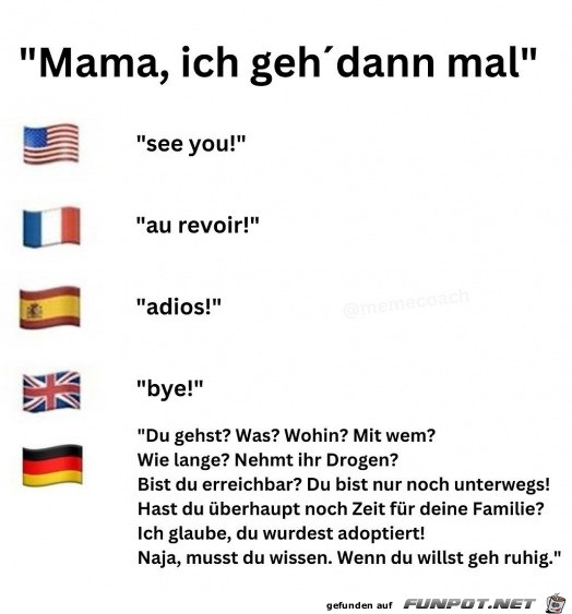 Ich geh dann mal