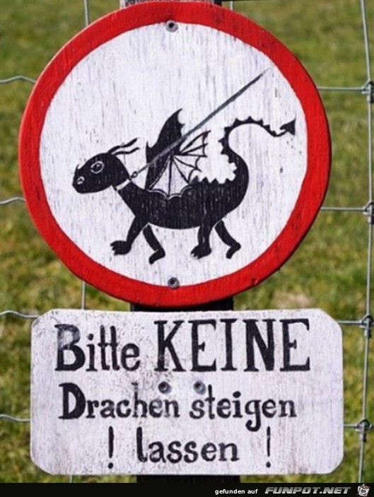 Keine Drachen steigen lassen