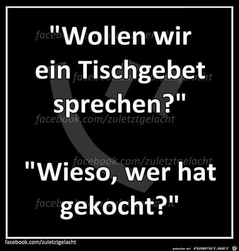 Tischgebet