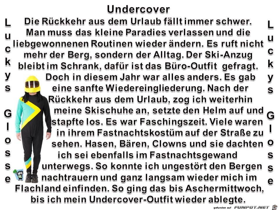 Undercover Undercover