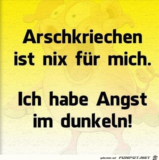 Arschkriechen Arschkriechen