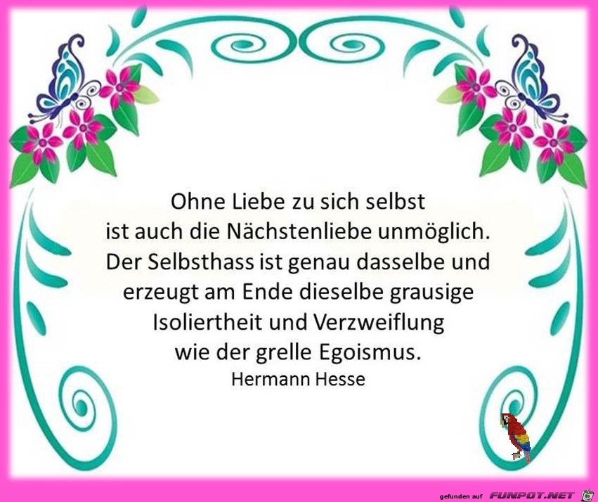 Ohne Liebe zu sich selbst