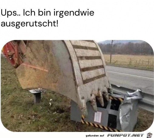 Hoppla ausgerutscht