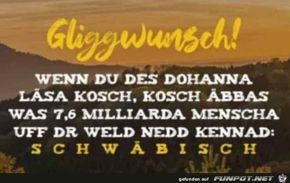 Gliggwunsch